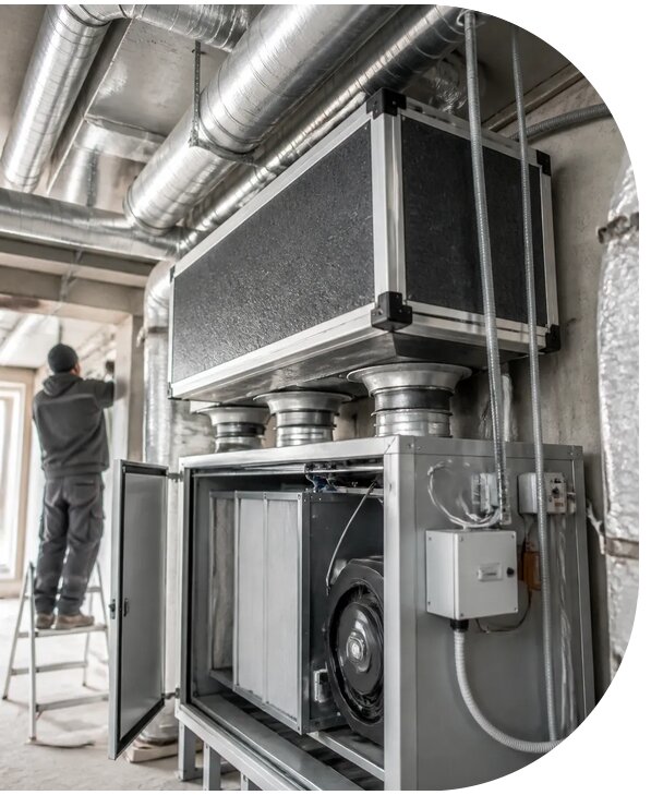 Монтаж приточной вентиляции для дома и бизнеса в Грозном